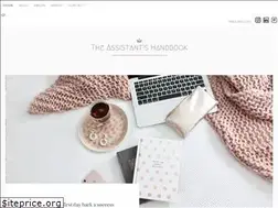Sites similar to theassistantshandbook.com