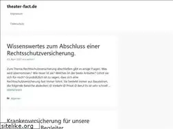 Sites similar to theater-fact.de