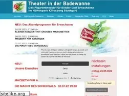 Sites similar to theater-in-der-badewanne.de