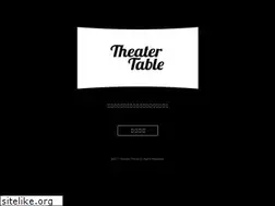 Sites similar to theatertable.com