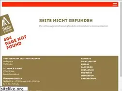 Sites similar to theatertage-bw.de
