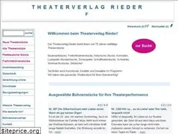 Sites similar to theaterverlag-rieder.de