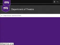 Sites similar to theatre.tcu.edu