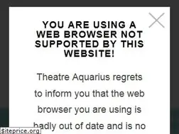 Sites similar to theatreaquarius.org