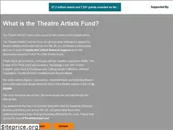 Sites similar to theatreartists.fund