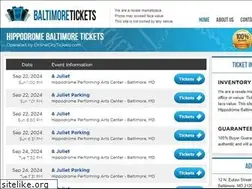 Sites similar to theatrebaltimore.com