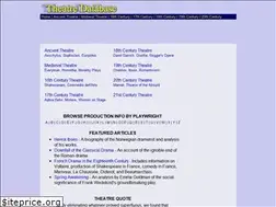 Sites similar to theatredatabase.com