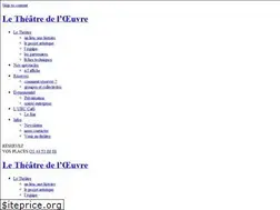 Sites similar to theatredeloeuvre.com