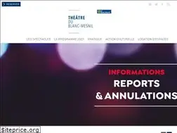 Sites similar to theatredublancmesnil.com
