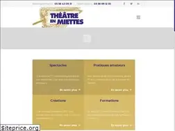 Sites similar to theatreenmiettes.fr
