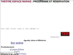 Sites similar to theatreespacemarais-evenements.com