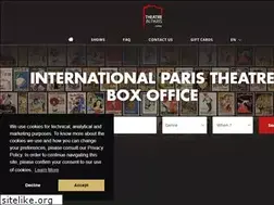 Sites similar to theatreinparis.com