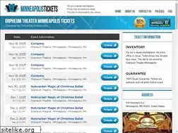Sites similar to theatreminneapolis.com