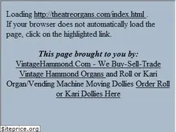 Sites similar to theatreorgans.com