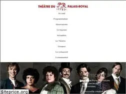 Sites similar to theatrepalaisroyal.com