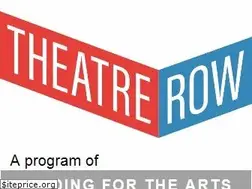 Sites similar to theatrerow.org