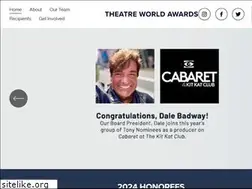 Sites similar to theatreworldawards.org