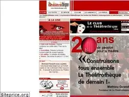 Sites similar to theatrotheque.com