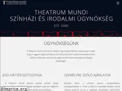 Sites similar to theatrum-mundi.hu
