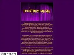 Sites similar to theatrummundi.net