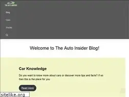 Sites similar to theautoinsiderblog.com
