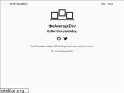 Sites similar to theaveragedev.com