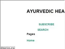 Sites similar to theayurvedichealth.blogspot.com