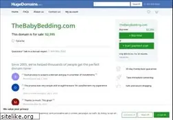 Sites similar to thebabybedding.com