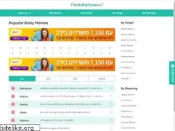 Sites similar to thebabynames.net