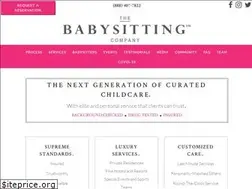 Sites similar to thebabysittingcompany.com