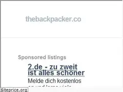 Sites similar to thebackpacker.com