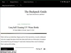 Sites similar to thebackpackguide.com