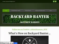 Sites similar to thebackyardbanter.com