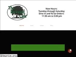 Sites similar to thebackyardcafe.com