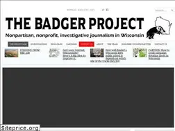 Sites similar to thebadgerproject.org