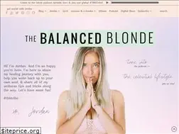 Sites similar to thebalancedblonde.com