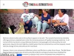 Sites similar to thebalistreetdog.com