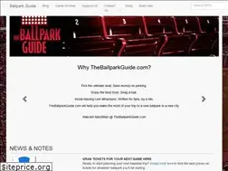 Sites similar to theballparkguide.com