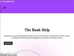 Sites similar to thebankhelp.com