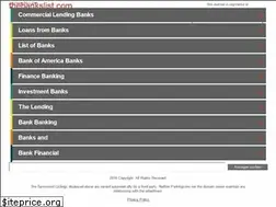 Sites similar to thebankslist.com