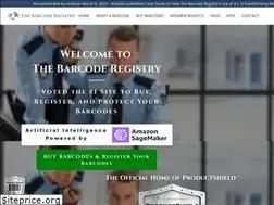 Sites similar to thebarcoderegistry.com