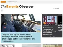 Sites similar to thebarentsobserver.com