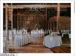 Sites similar to thebarnatwolfcreek.com