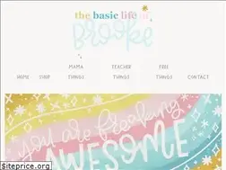 Sites similar to thebasiclifeofbrooke.com