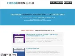 Sites similar to thebearpit.forumotion.co.uk