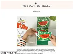 Sites similar to thebeautifulproject.ca