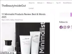 Sites similar to thebeautyinsideout.com