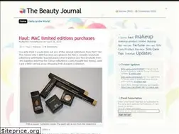 Sites similar to thebeautyjournal.wordpress.com