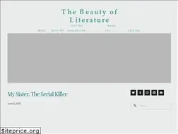 Sites similar to thebeautyofliterature.com