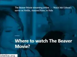 Sites similar to thebeaver-movie.com